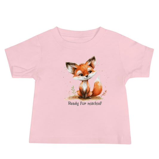 Youth/Baby Short Sleeve Tee: Foxy mischief!