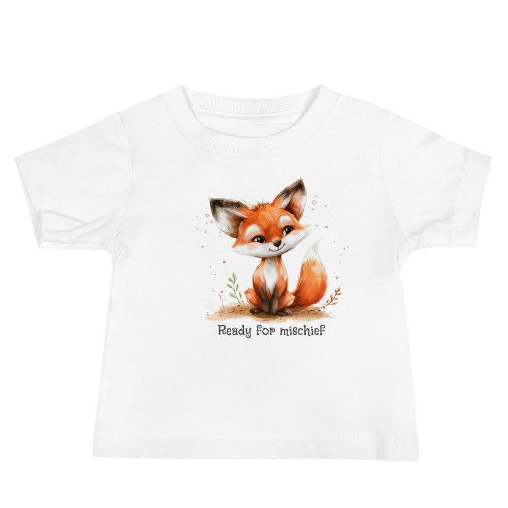 Youth/Baby Short Sleeve Tee: Foxy mischief!