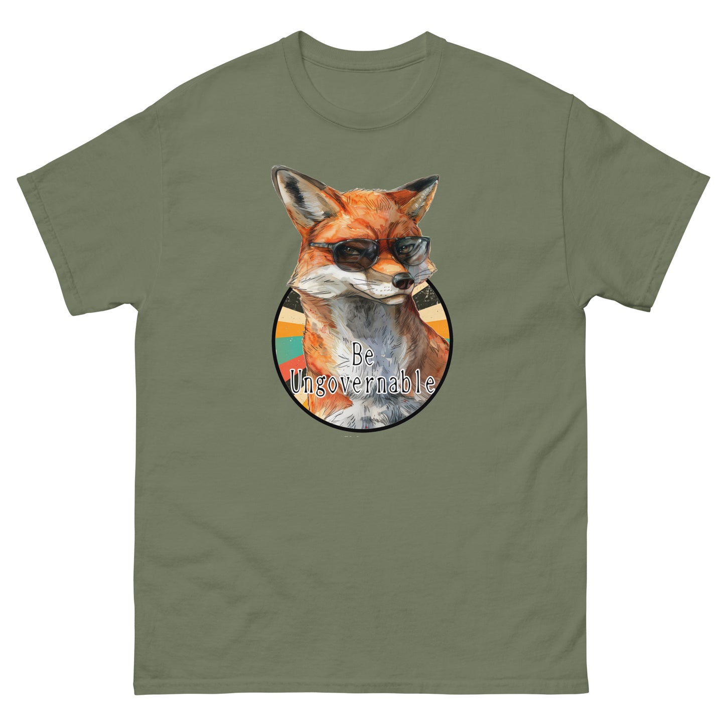 Classic tee: ungovernable fox