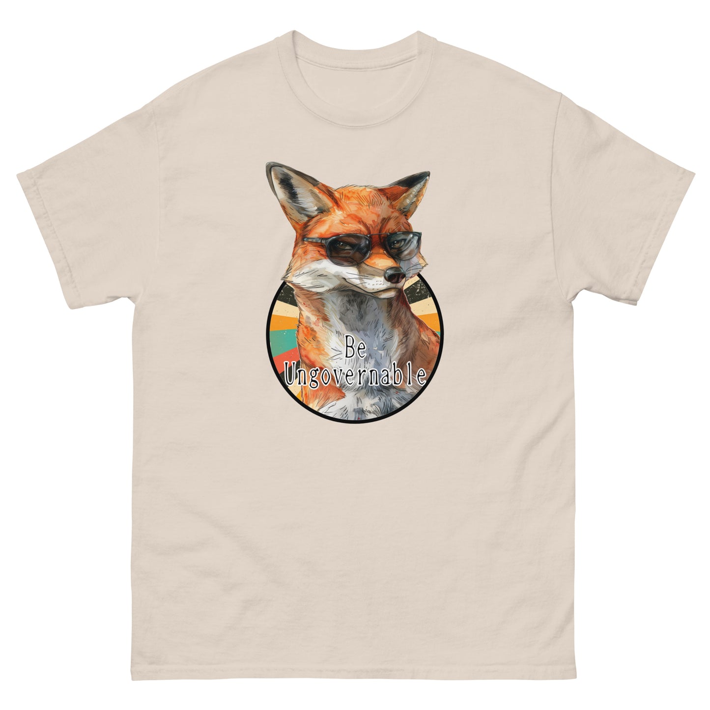 Classic tee: ungovernable fox