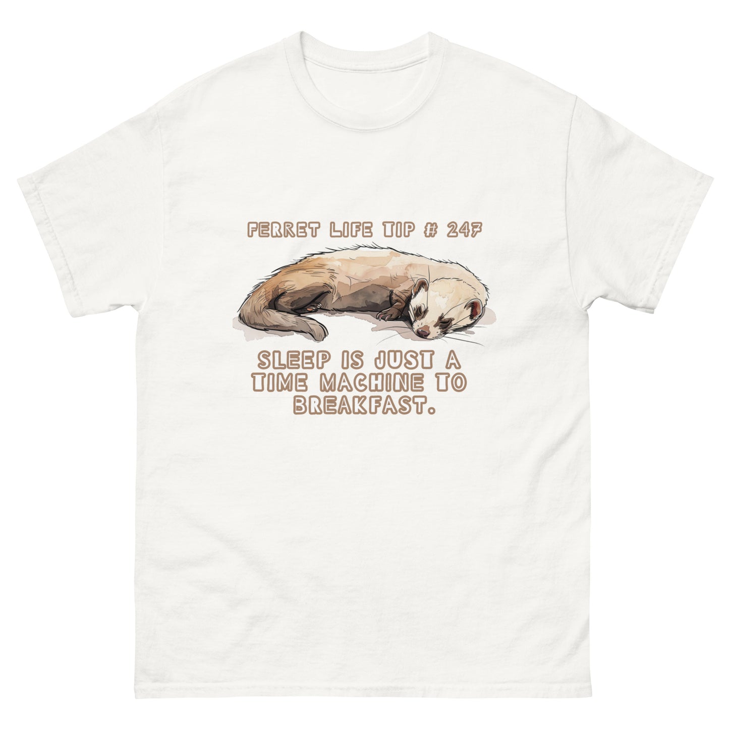 Classic tee: Ferret time machine