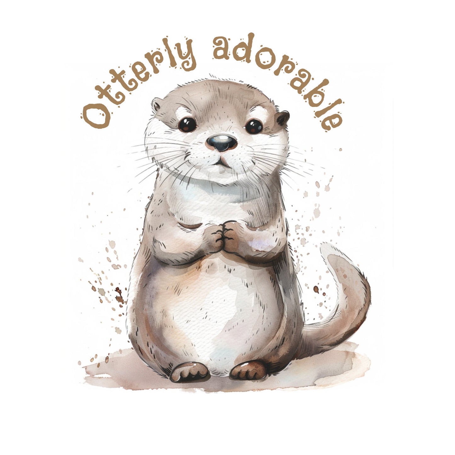 Youth/baby short sleeve onesie: Otterly Adorable